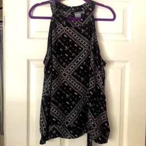 Woman’s sleeveless blouse